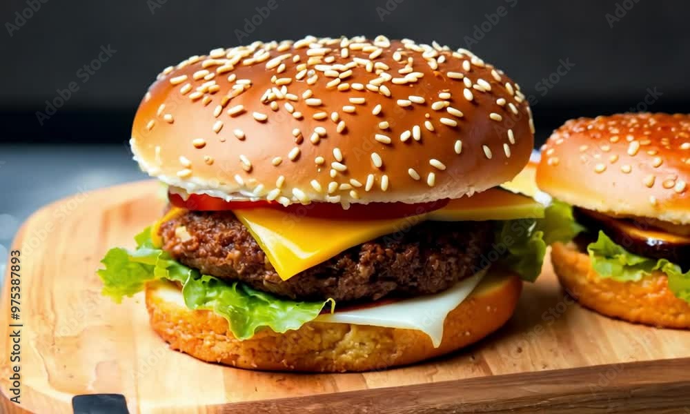 Burgers are usually made from ground beef, and these patties are placed inside a slice of roll or bun. In addition, burgers can be sprinkled with various ingredients, such as lettuce, tomatoes, onions Burgers are usually made from ground beef, and these patties are placed inside a slice of roll or bun. In addition, burgers can be sprinkled with various ingredients, such as lettuce, tomatoes, onions