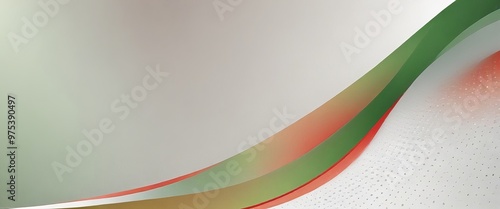 a vibrant abstract composition with a gradient of green, orange, and red colors, creating a dynamic and visually striking effect.