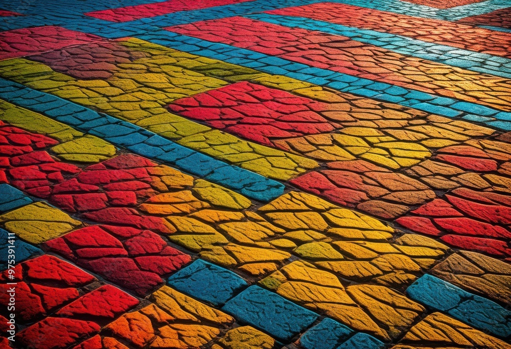 close view textured pavement showcasing diverse palette vibrant hues patterns, asphalt, brick, color, colors, concrete, decorative, design, detail, landscape close view textured pavement showcasing diverse palette vibrant hues patterns, asphalt, brick, color, colors, concrete, decorative, design, detail, landscape