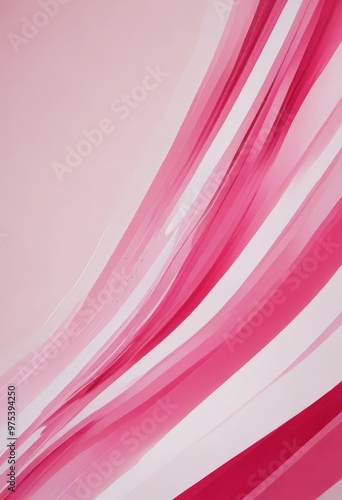 a vibrant abstract composition of pink and white stripes, creating a dynamic and visually striking pattern.