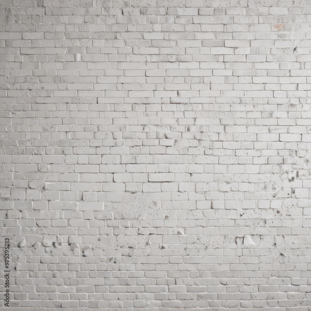 A white brick wall with visible cracks and stains, creating a textured and aged appearance. A white brick wall with visible cracks and stains, creating a textured and aged appearance.