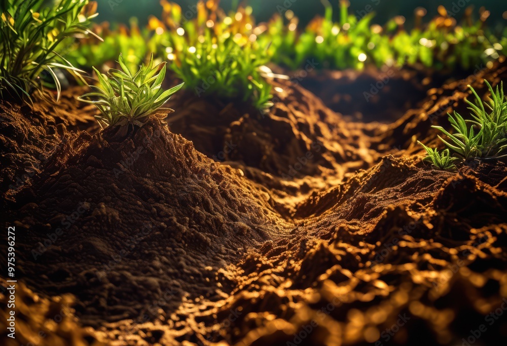 vibrant nutrient rich earth composition highlighting organic materials rich textures colors, agriculture, soil, nutrients, compost, fertility, ecosystem vibrant nutrient rich earth composition highlighting organic materials rich textures colors, agriculture, soil, nutrients, compost, fertility, ecosystem