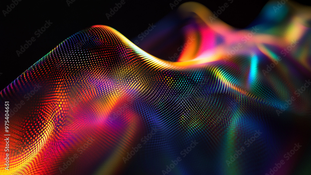 Abstract rainbow black background design, 3d rendering
Abstract rainbow black background design, 3d rendering