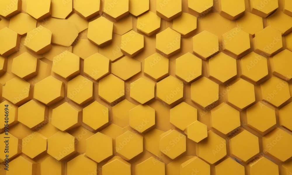 A repeating pattern of yellow hexagonal shapes, creating a visually striking and geometric design. A repeating pattern of yellow hexagonal shapes, creating a visually striking and geometric design.