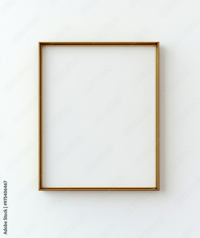 Gold Frame Mockup. Gold Frame Mockup.