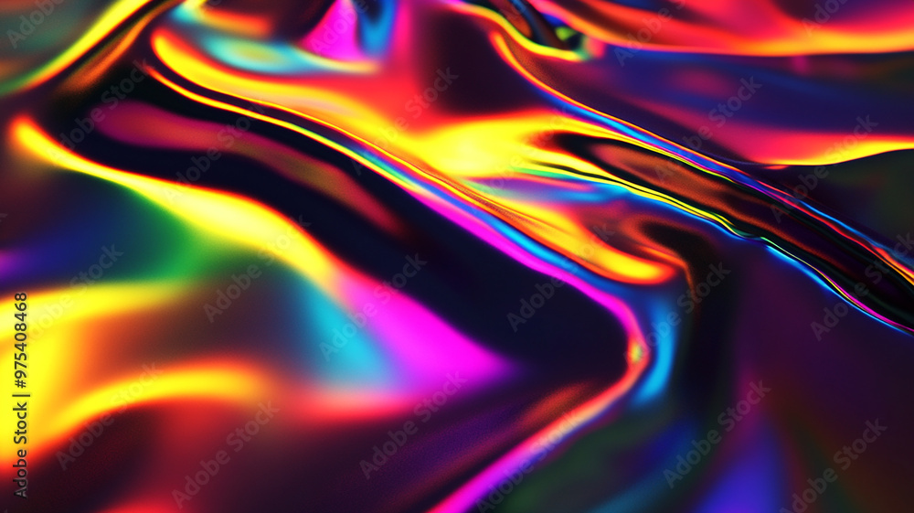 Abstract rainbow black background design, 3d rendering Abstract rainbow black background design, 3d rendering