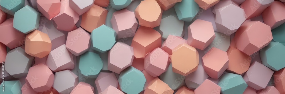 A vibrant array of geometric shapes in pastel colors, including pink, blue, and green, creates a visually striking and abstract composition. A vibrant array of geometric shapes in pastel colors, including pink, blue, and green, creates a visually striking and abstract composition.