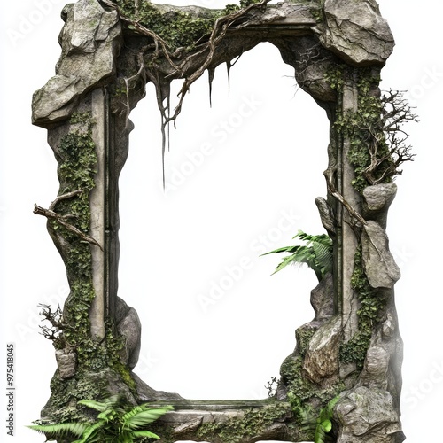 Fototapeta Naklejka Na Ścianę i Meble -  Stone Archway Frame.
