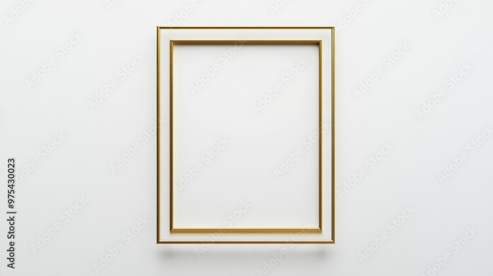 Gold Frame Mockup. Gold Frame Mockup.