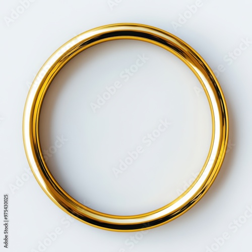 Gold Circle Frame.