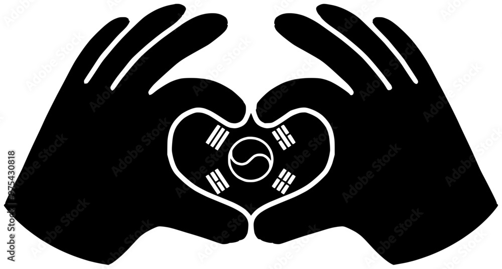 holiday illustration hangul silhouette korea logo culture icon celebration outline country freedom flag south korea korea asia anniversary patriotism independence shape for vector graphic background holiday illustration hangul silhouette korea logo culture icon celebration outline country freedom flag south korea korea asia anniversary patriotism independence shape for vector graphic background