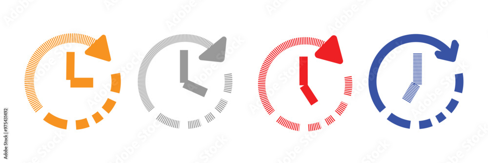 Past time line icon vector illustration set. timer pictogram simple symbol. Time flexible reverse forward icon
Past time line icon vector illustration set. timer pictogram simple symbol. Time flexible reverse forward icon
