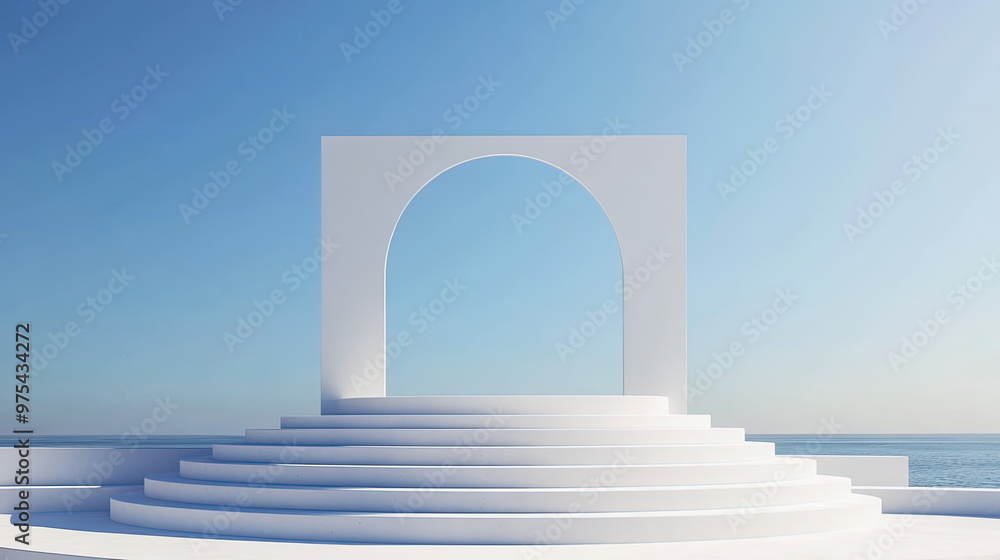minimalist geometric architecture background for advertisement and product presentation minimalist geometric architecture background for advertisement and product presentation