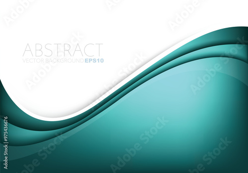 graphic vector curve line overlap background for text and message design
