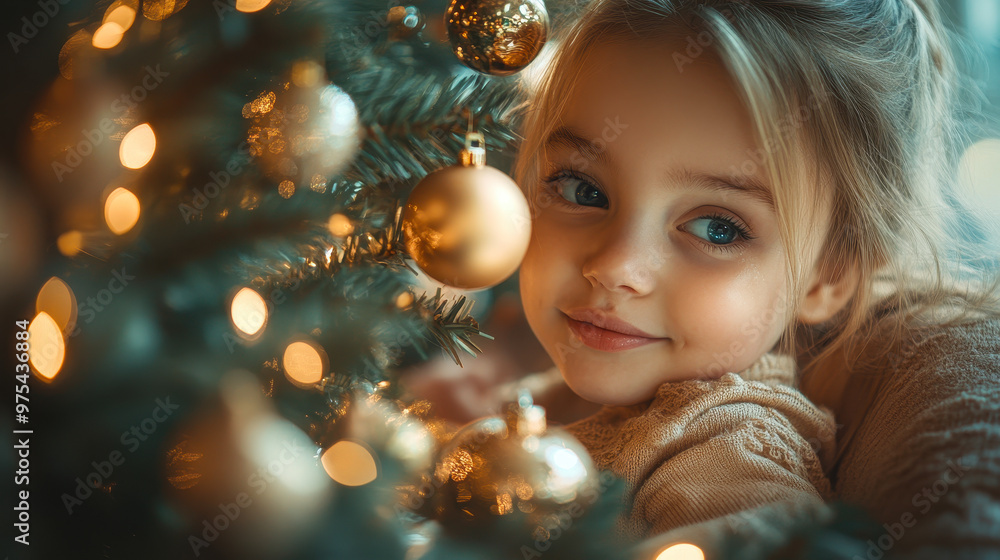 Smiling Mother and Baby Enjoying Christmas Ornaments Near a Decorated Tree in Cozy Home Setting, Capturing Holiday Spirit and Family Bonding Smiling Mother and Baby Enjoying Christmas Ornaments Near a Decorated Tree in Cozy Home Setting, Capturing Holiday Spirit and Family Bonding