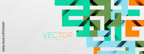Color bend lines with shadow texture effect. Vector Illustration For Wallpaper, Banner, Background, Card, Book Illustration, landing page