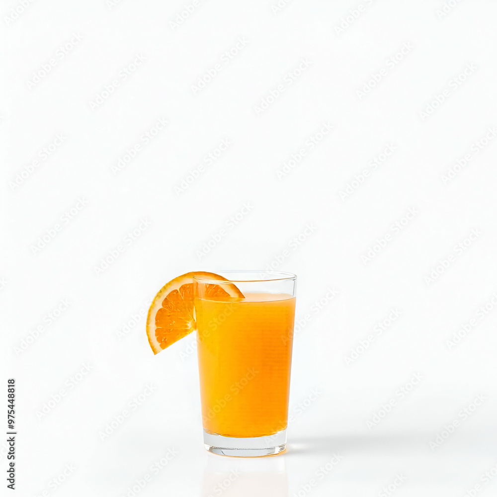 a glass of orange juice with mint leaves garnish, surrounded by fresh oranges and mint leaves, white backgeound a glass of orange juice with mint leaves garnish, surrounded by fresh oranges and mint leaves, white backgeound