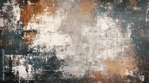 Grunge Texture Background Distressed Rustic Vintage Old Wall Abstract Black White Brown Grey