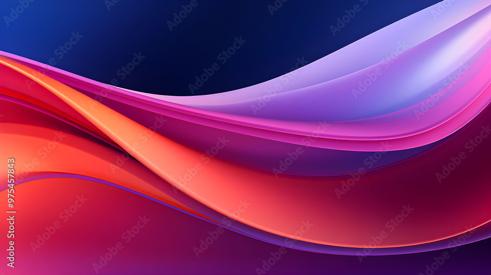 Photo Abstract colorful background with waves. Abstract background colorful smooth waving texture 