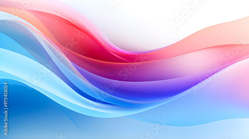 Photo Abstract colorful background with waves. Abstract background colorful smooth waving texture 