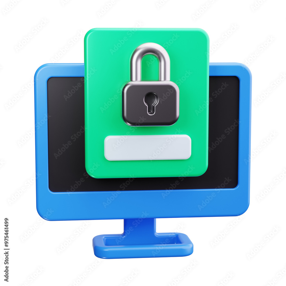 computer 3d Render Icons computer 3d Render Icons