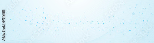 Blue technology futuristic network background