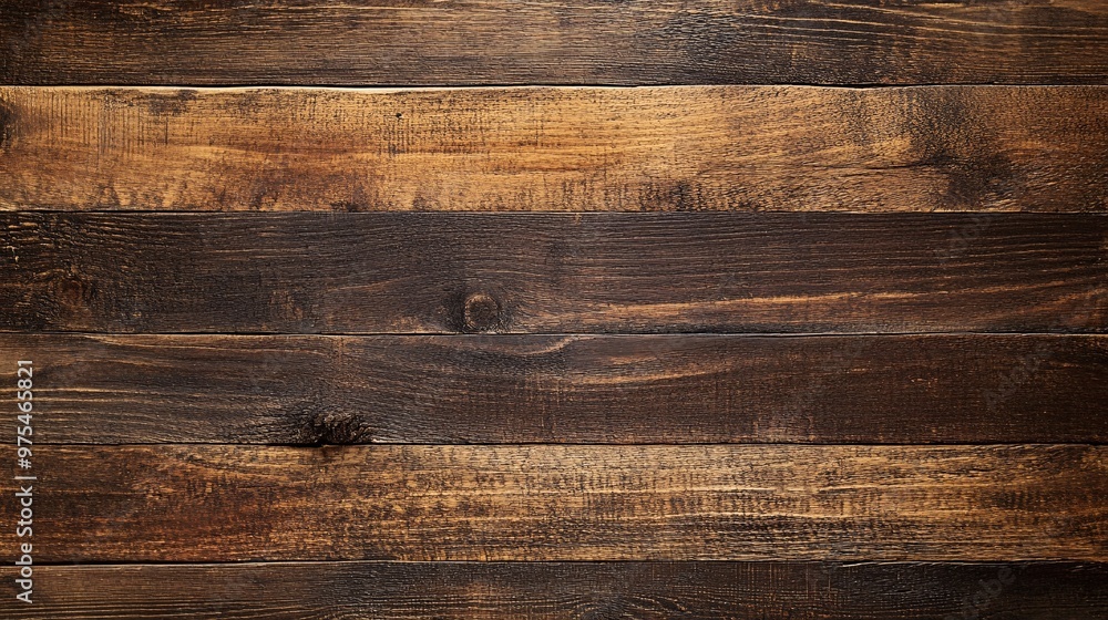 Naklejka premium Rustic Wooden Plank Texture with Weathered Grain