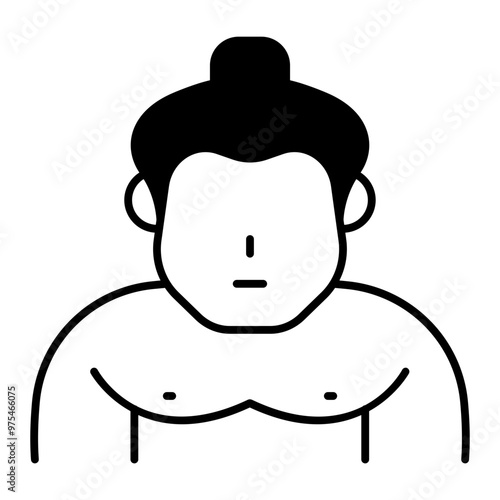 sumo black fill icon