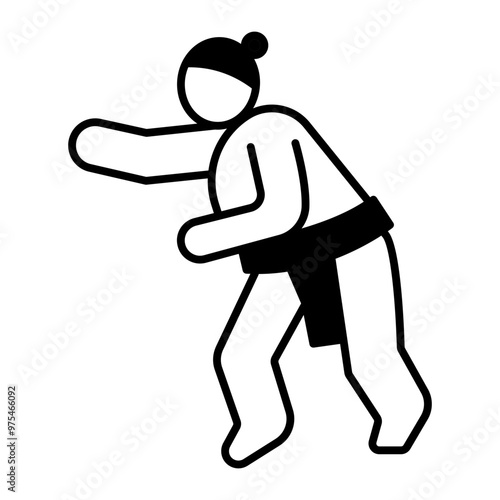 sumo black fill icon