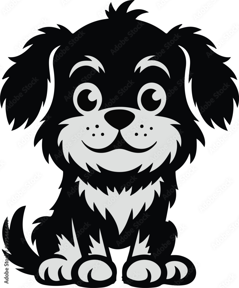 Obraz premium Cute dog mascot character vector design