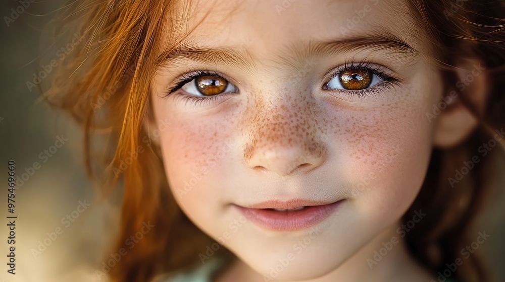 Little Red-Haired Girl with Brown Eyes and Straight Hair, Age 4. This image depicts a young girl with vibrant red hair, brown eyes, and straight hair, showcasing her charming and youthful appearance. Little Red-Haired Girl with Brown Eyes and Straight Hair, Age 4. This image depicts a young girl with vibrant red hair, brown eyes, and straight hair, showcasing her charming and youthful appearance.