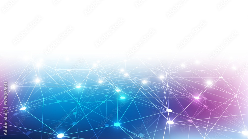 Abstract network connection on blue background. Vector illustration. Eps 10. Abstract network connection on blue background. Vector illustration. Eps 10.