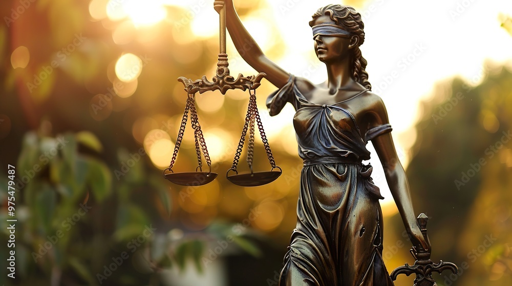 Lady Justice Statue with Lady Justice Statue with