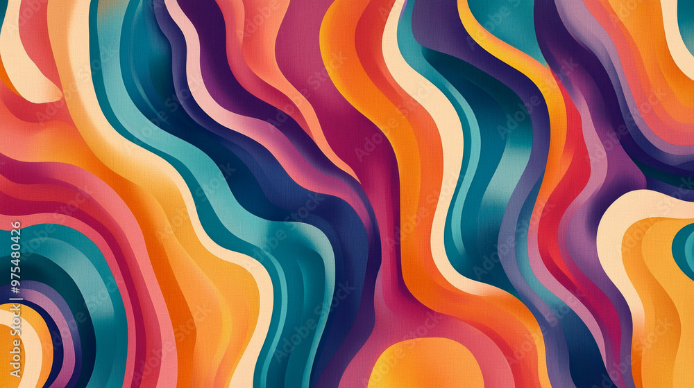 A colorful, wavy background that looks like something from the 1960s or 70s. A colorful, wavy background that looks like something from the 1960s or 70s.