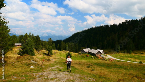 Wandern in der Steiermark, Scheibelalm, Rottenmanner Tauern,  photo