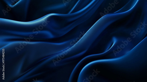 Wallpaper Mural A deep blue background with a smooth blend of colors, perfect for posters, banners, and designs. It has a rich and luxurious look, like something you'd see in a royal setting. Torontodigital.ca