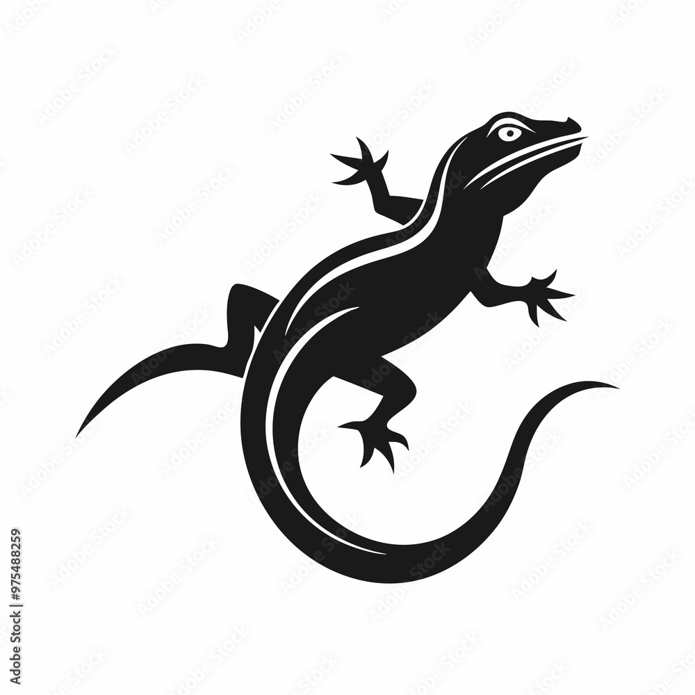 Naklejka premium lizard