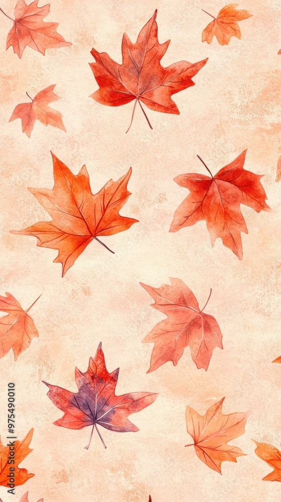 Watercolor collection of autumn maple leaves and red,yellow,Hand drawn nature design elements isolated on white background,Hand paint,Perfect for creating cards, design,copy space. Watercolor collection of autumn maple leaves and red,yellow,Hand drawn nature design elements isolated on white background,Hand paint,Perfect for creating cards, design,copy space.