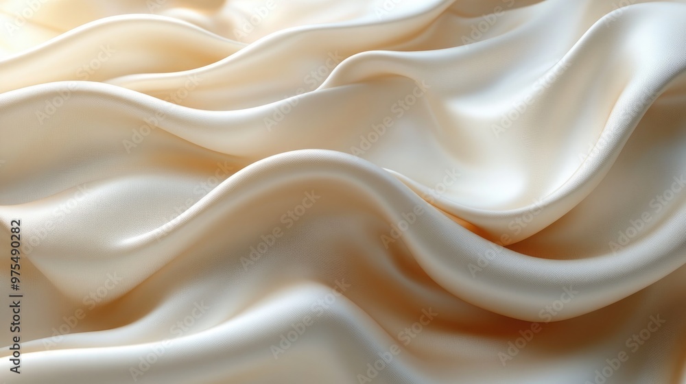 Obraz premium A Subtle Beige Gradient Featuring Soft Light Reflections Perfect for Backgrounds and Elegant Designs