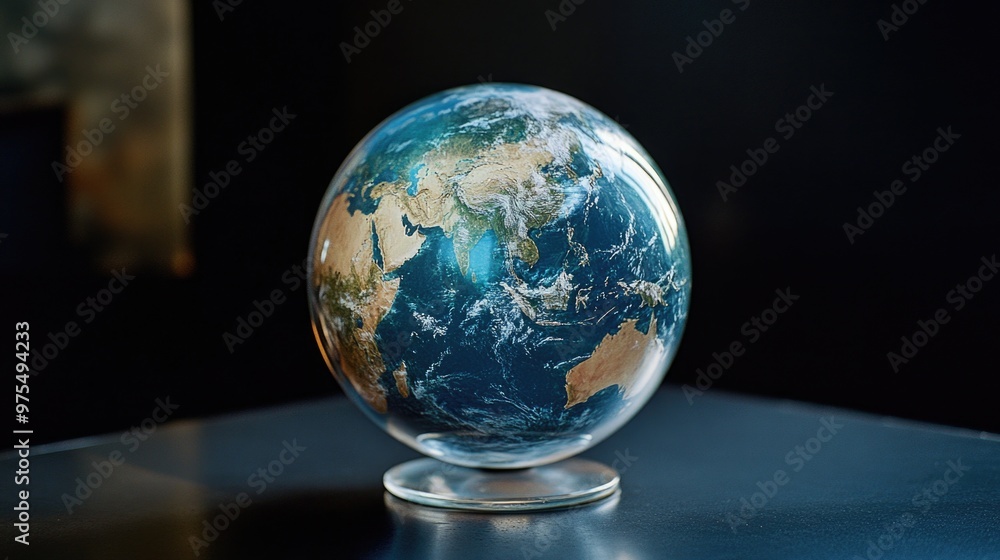 Glass Globe on Stand Glass Globe on Stand