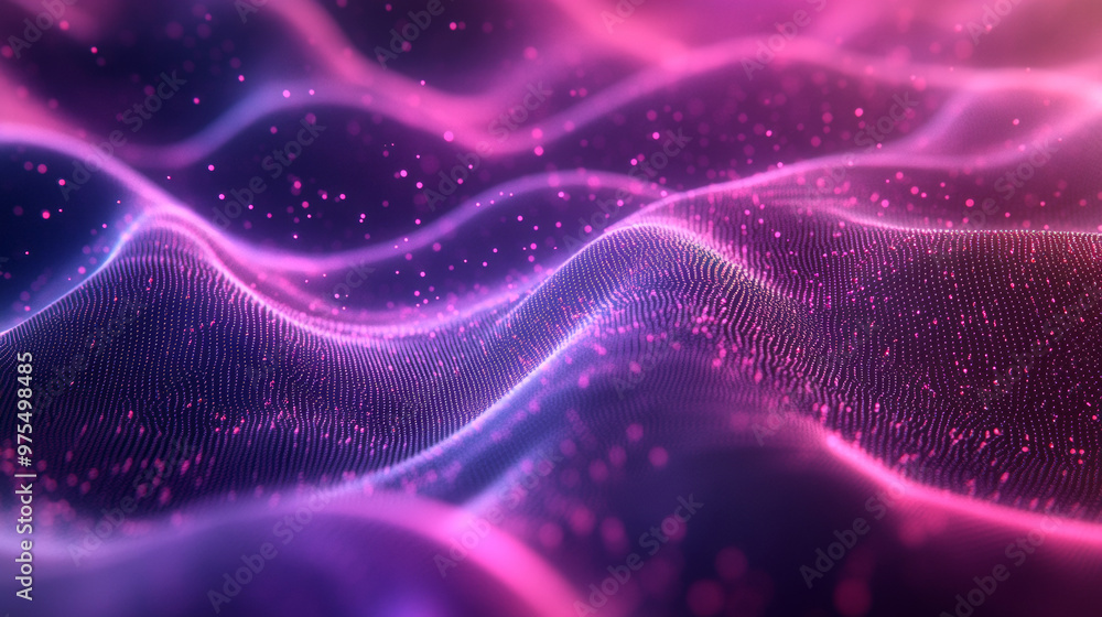This background features a cool, 3D wave made of digital particles. It's perfect for techy designs like brochures, flyers, and business cards. This background features a cool, 3D wave made of digital particles. It's perfect for techy designs like brochures, flyers, and business cards.