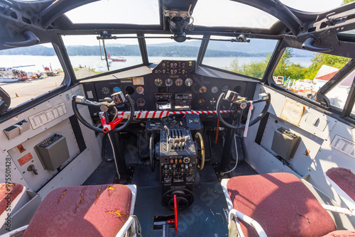 Canada, Sproat Lake 10. August 2024: Last flight of the Martin Mars fire bomber from Coulson aviation photo