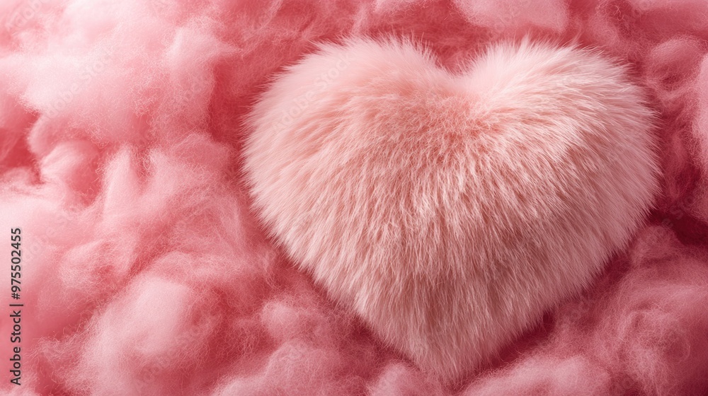 Fluffy Heart Shaped Pillow Fluffy Heart Shaped Pillow