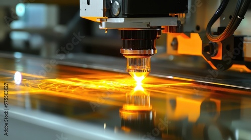 Laser Engraving Machinery in Modern Glass Industry, Demonstrating Precision and Innovation