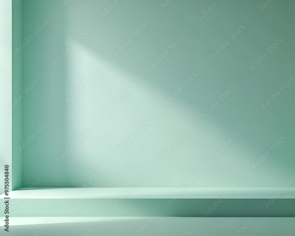 Pale green background with a gentle vertical gradient, providing a clean and minimalist space for text at the bottom Pale green background with a gentle vertical gradient, providing a clean and minimalist space for text at the bottom