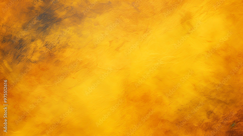 Obraz premium Abstract Harmony: Yellow and Orange Digital Wallpaper