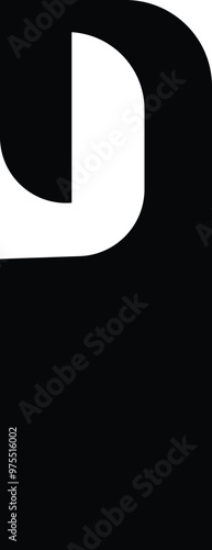 Elegant hotel door hanger design for handle or knob. Do not disturb, please service or clean room doorhanger template. Vector die cutting inform sign. Hotel Door Hanger Tags. Minimalism concept.