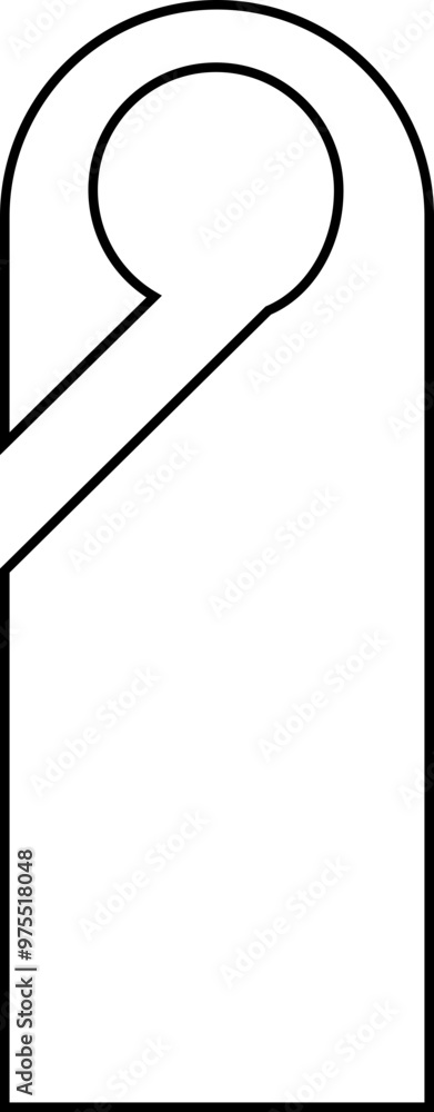 Elegant hotel door hanger design for handle or knob. Do not disturb, please service or clean room doorhanger template. Vector die cutting inform sign. Hotel Door Hanger Tags. Minimalism concept. Elegant hotel door hanger design for handle or knob. Do not disturb, please service or clean room doorhanger template. Vector die cutting inform sign. Hotel Door Hanger Tags. Minimalism concept.