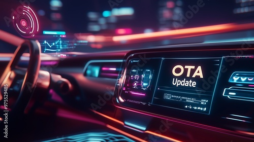 OTA (Over the Air) Update in vehicle photo