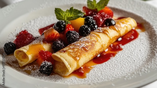 Fruit on White Plate